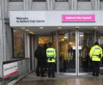 Salford Civic Centre Shut Down By Barton Moss Protectors